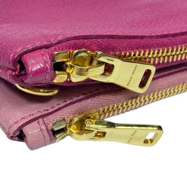 imgrc0112001745 MIU MIU Madras Shoulder Bag Crossbody Leather Bag Pink