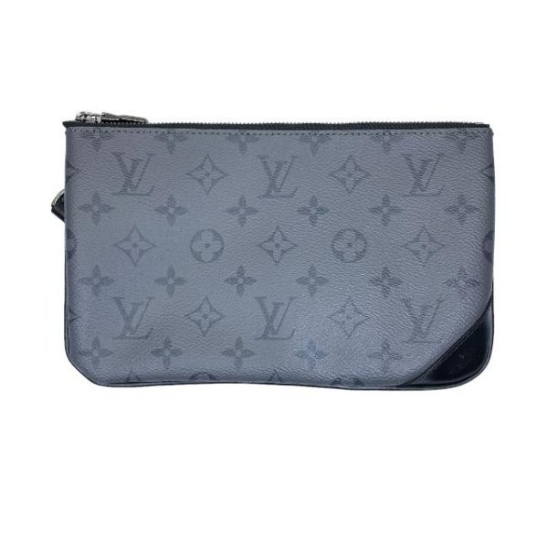 imgrc0114984162 Louis Vuitton Eclipse Trio Messenger Pouch Gray Monogram