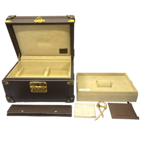 imgrc0115169474 Louis Vuitton Watch Case Accessory Case Order Trunk Leather Brown