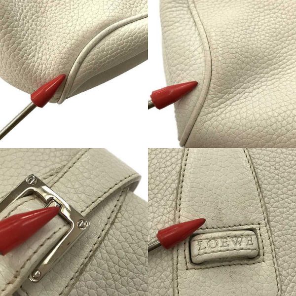 imgrc0124077049 Loewe Senda Handbag Leather White