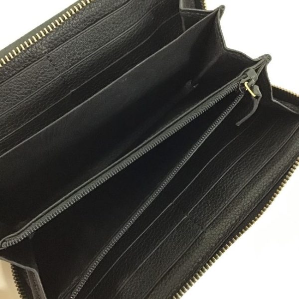 imgrc0157061969 Gucci Round Zipper Long Wallet Black