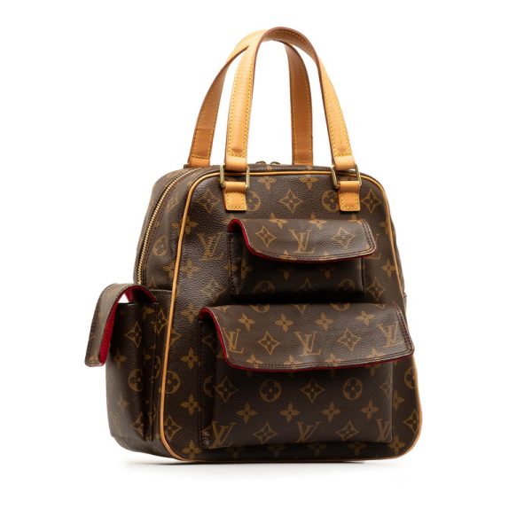 ircqqyeorrj6zw1m 2 Louis Vuitton Monogram Exantrie Brown Leather