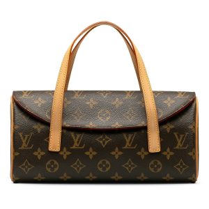 iwvisdny8r19zpfl 1 Louis Vuitton Damier Pochette Ipanema Ebene Diagonal Shoulder 2WAY Brown