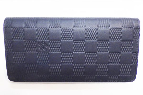 j5917 1 Louis Vuitton Damier Infini Leather Portefeuille Blaza Wallet Black