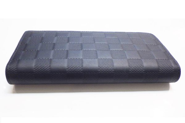 j5917 3 Louis Vuitton Damier Infini Leather Portefeuille Blaza Wallet Black