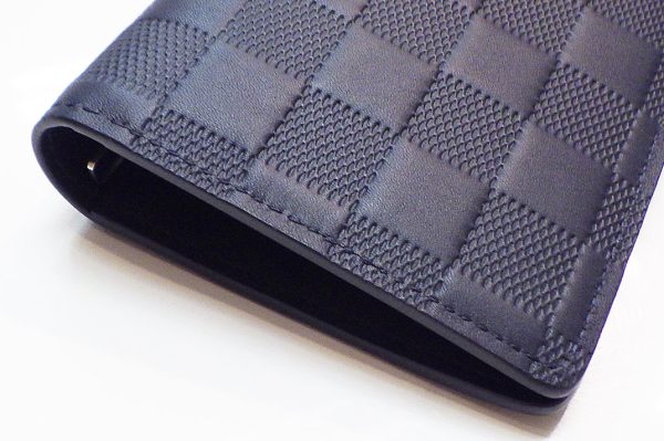 j5917 4 Louis Vuitton Damier Infini Leather Portefeuille Blaza Wallet Black