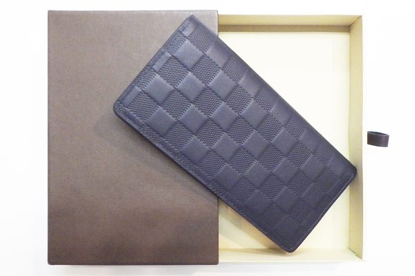 j5917 7 Louis Vuitton Damier Infini Leather Portefeuille Blaza Wallet Black