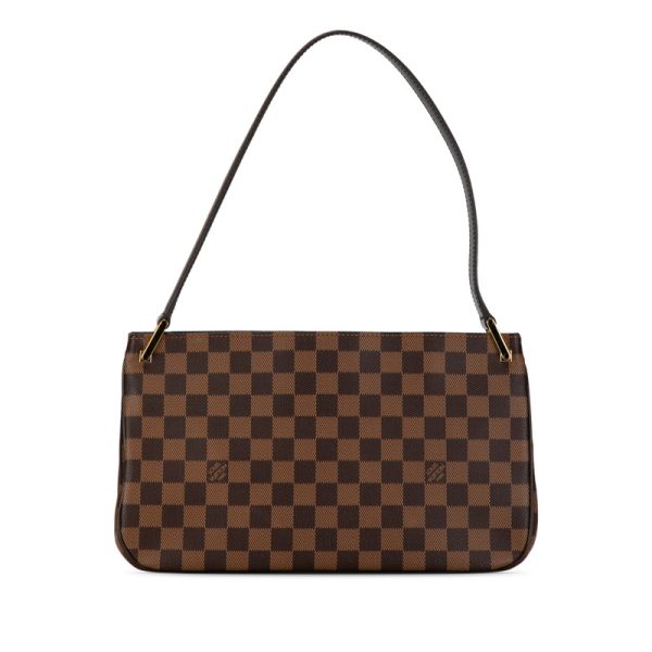 jbit17j573g6lked 3 Louis Vuitton Damier Aubagne Shoulder Bag Brown