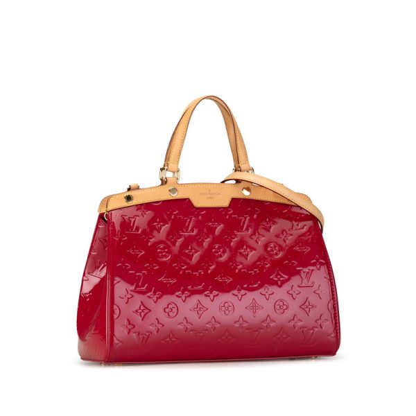 jfkn1yo7vowe11gp 2 Louis Vuitton Vernis Brea MM Shoulder Bag Rose Pink Patent Leather