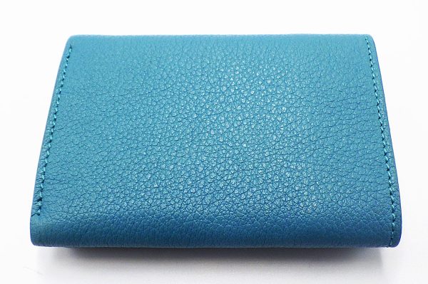 k01547 2 Balenciaga Leather Trifold Essential Mini Wallet