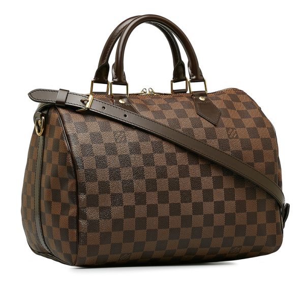 k14pzvt1dgpzgzuc 2 Louis Vuitton Damier Speedy Bandouliere 30 Shoulder Bag 2WAY Brown