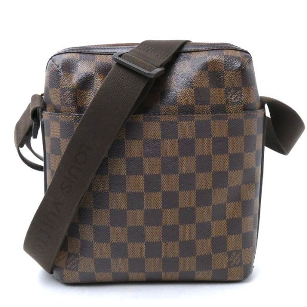 k23 1309 1 1 LOUIS VUITTON Trotter Bobur Shoulder Bag N41135 Damier Brown