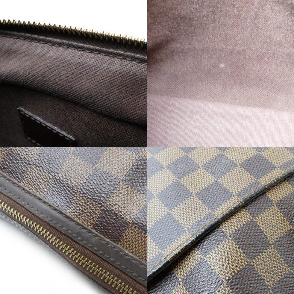 k23 1309 1 4 LOUIS VUITTON Trotter Bobur Shoulder Bag N41135 Damier Brown