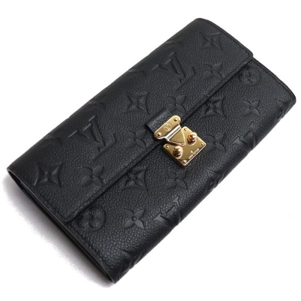 k23 3104 1 3105 LOUIS VUITTON Portefeuille Sarah long wallet Empreinte black