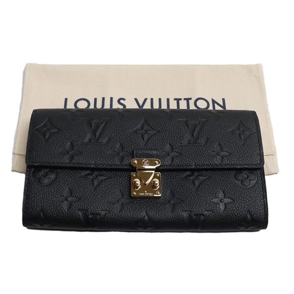 k23 3104 1 3110 LOUIS VUITTON Portefeuille Sarah long wallet Empreinte black