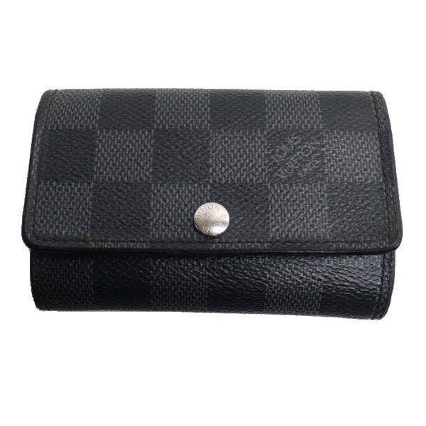 k23 3121 1 3122 LOUIS VUITTON Multicle 6 Key Case Damier Graphite