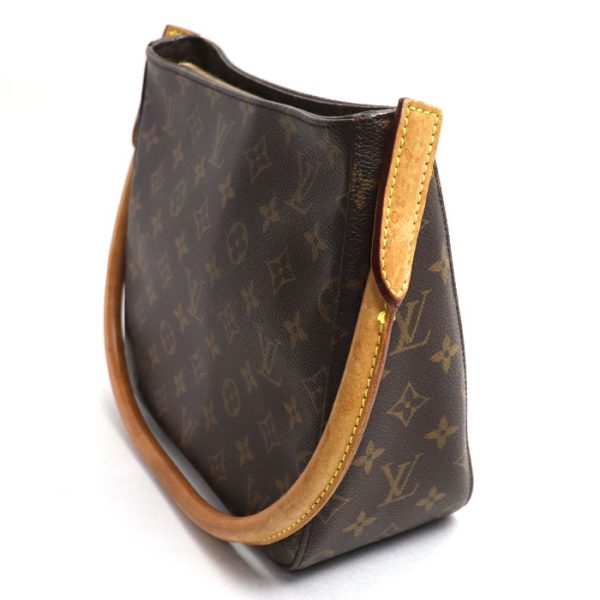 k23 3224 1 3226 LOUIS VUITTON Looping MM Shoulder Bag M51146 Brown