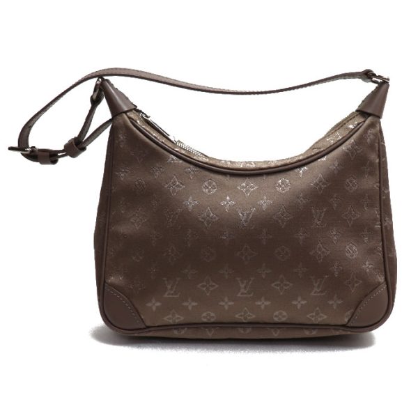 k23 3350 1 3351 LOUIS VUITTON Boulogne M92143 Monogram Satin Greige