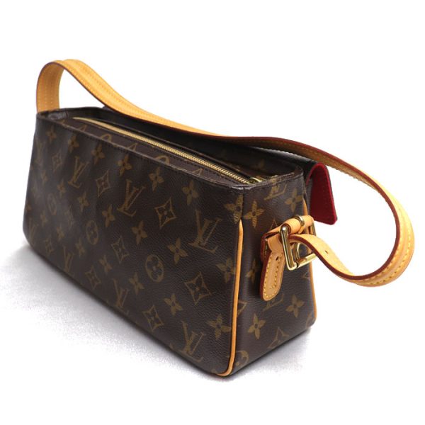 k23 3683 1 3685 LOUIS VUITTON Vivacite MM Shoulder Bag Monogram Brown