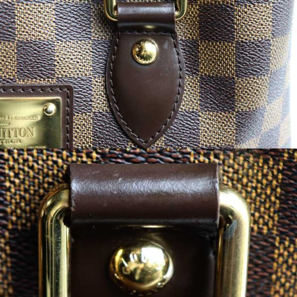 k23 4234 1 4240 LOUIS VUITTON Hampstead PM Handbag Damier N51205 Brown