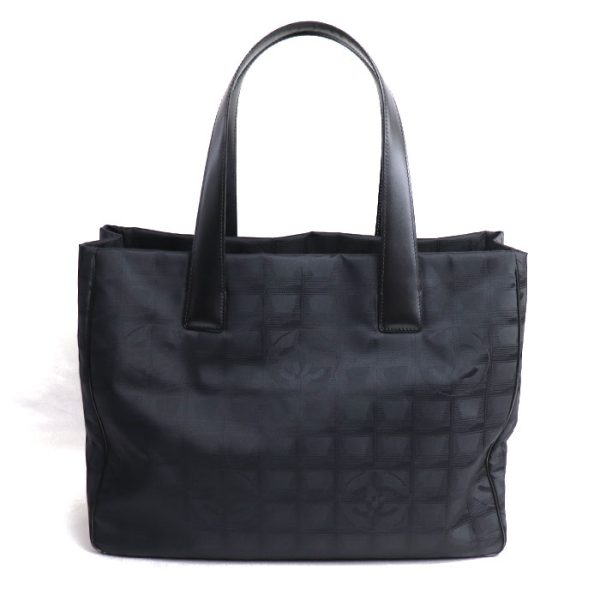 k23 4239 1 4240 CHANEL New Travel Line Tote MM Tote Bag Black