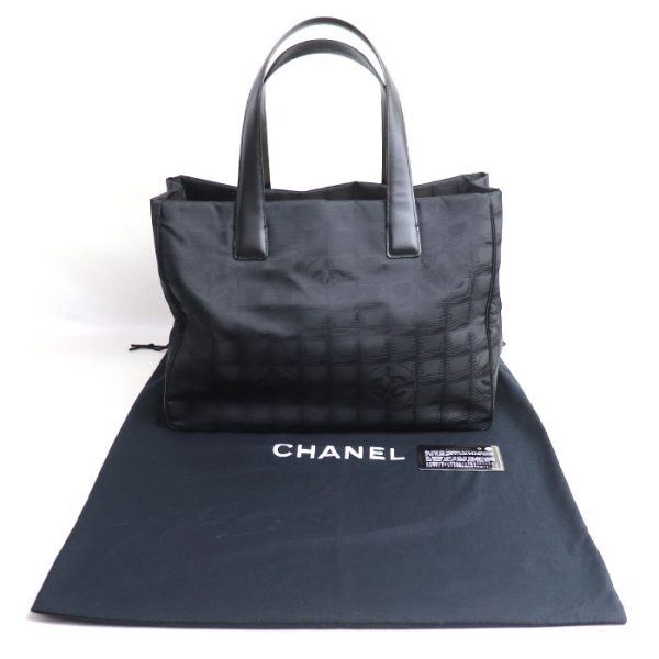 k23 4239 1 4248 CHANEL New Travel Line Tote MM Tote Bag Black