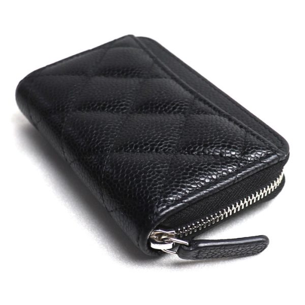 k23 4334 1 4336 CHANEL Classic Zip Coin Case AP0216 Black