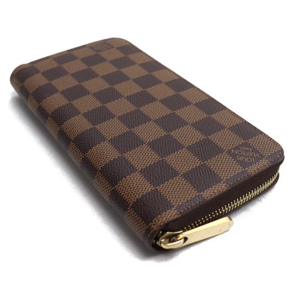 k23 4480 1 4482 LOUIS VUITTON Zippy Wallet Damier Long Wallet Brown