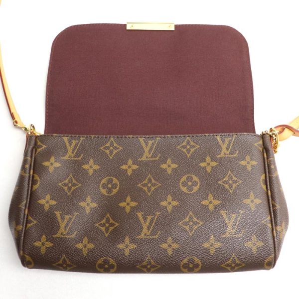 k23 4481 1 4484 LOUIS VUITTON Favorite MM Shoulder Bag Brown