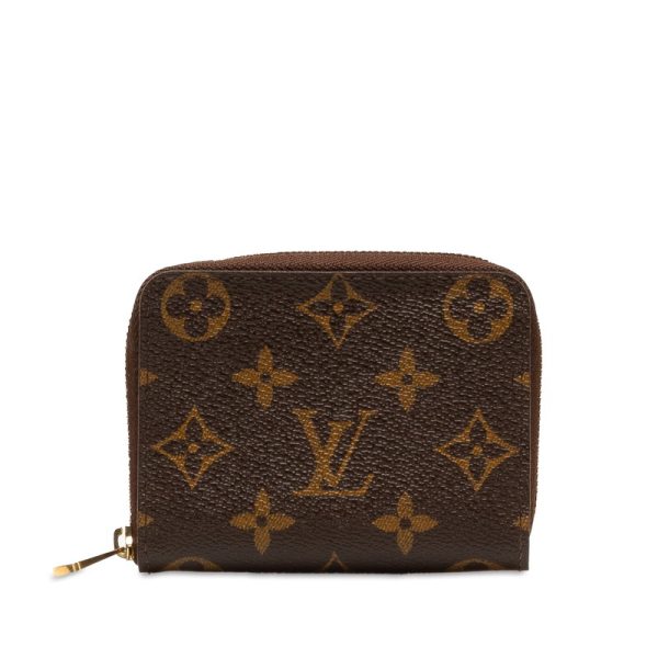 k7gfa5kw9vj11r3v 1 Louis Vuitton Monogram Zippy Purse Coin Case M60067 Brown