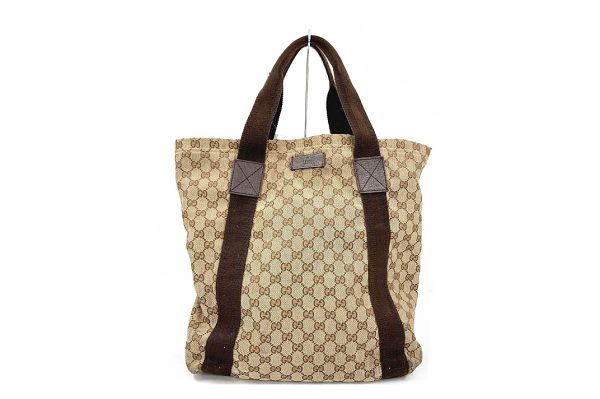 kabza5253 1 Gucci Canvas GG Tote Bag Biege