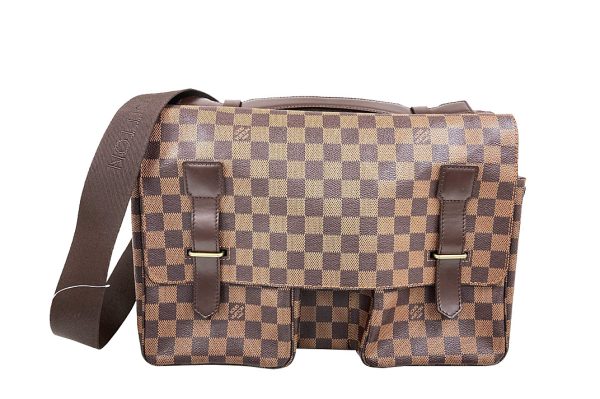 kabza7302 1 Louis Vuitton Damier Broadway Messenger Bag Brown