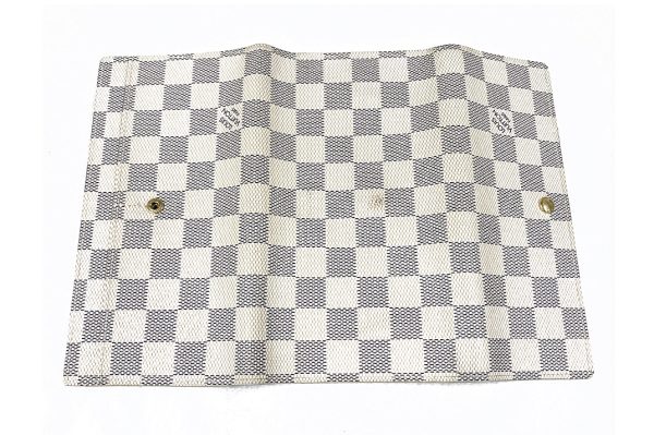 kbbyt7267 3 Louis Vuitton Damier Azur Portefeuille Sarah Wallet