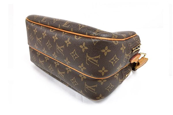 kcba4543 3 Louis Vuitton Monogram Reporter Pm Shoulder Bag Brown