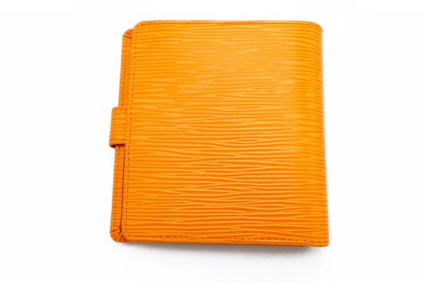 kdr8022 2 Louis Vuitton Epi Leather Porte Bier Wallet Orange