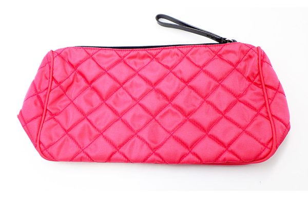 kkc6003 2 Prada Quilted Pochette Pink