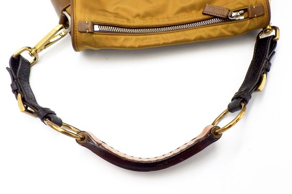 kkc6008 3 Prada Pocono Shoulder Bag Mustard