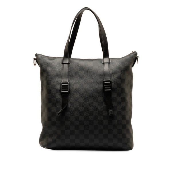 klgx057v5kz0t90u 3 Louis Vuitton Damier Graphite Skyline Shoulder Bag 2WAY Black