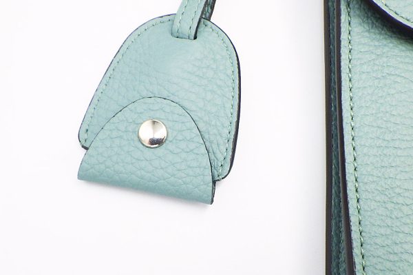 kss404 6 Gucci Heart Print Clutch Bag Aqua Green