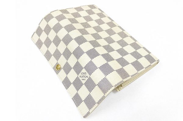 kss7541 2 Louis Vuitton Damier Canvas Portefeuille Sara Wallet