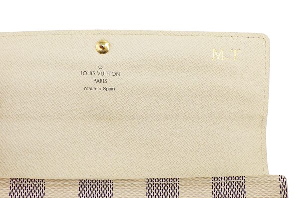 kss7541 4 Louis Vuitton Damier Canvas Portefeuille Sara Wallet