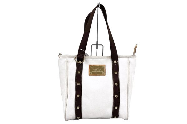 kstake7492 1 Louis Vuitton Antigua Hippo Mm Tote Bag White