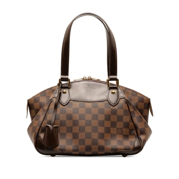 kzn5xutursf9wlkb 1 Louis Vuitton Damier Verona PM Handbag Brown