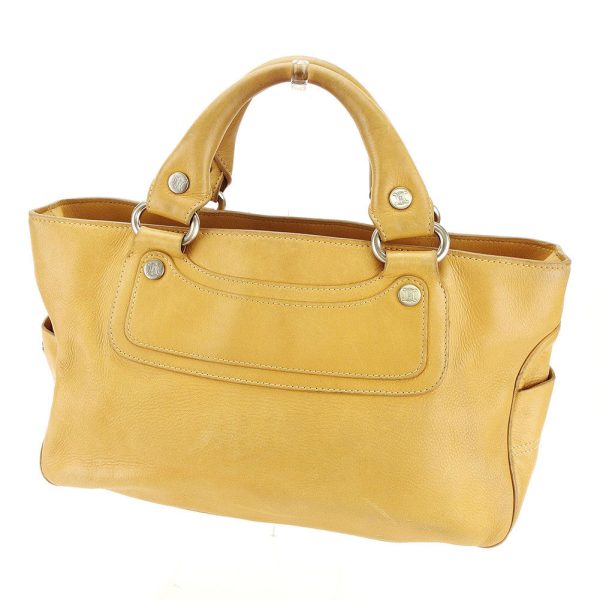 l1670 Celine Boogie Leather Handbag Camel