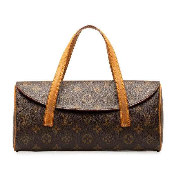 l1ogcrw21oxqh98y 1 Louis Vuitton Monogram Sonatine Handbag M51902 Brown