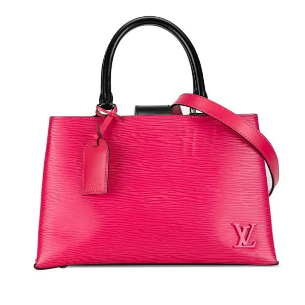 l1qkvikifxycd0u5 1 Louis Vuitton Epi Kleber handbag shoulder bag 2WAY pink leather