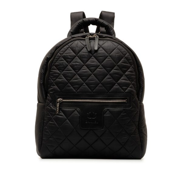 l5g43u8asxmletym 1 CHANEL Cocomark CocoCocoon Rucksack Backpack Black