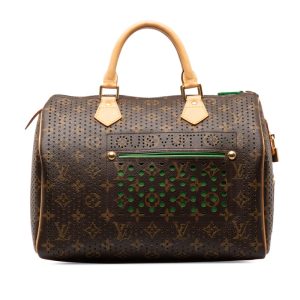 l9ok3t2xiwordqk0 1 Louis Vuitton Speedy 30 Monogram Handbag Brown