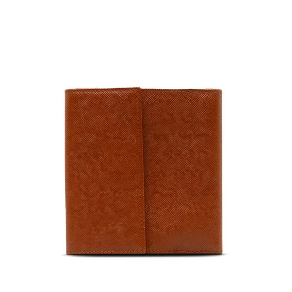 ln4tjgcamiftimun 3 Salvatore Ferragamo Gancini Bifold Wallet Brown Leather