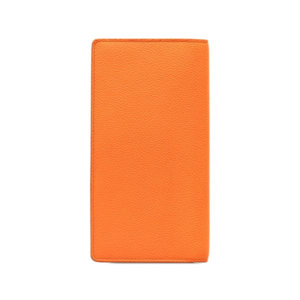 ltwsc87ydqt3hhcb 3 Louis Vuitton LV Portefeuille Brazza Wallet M81153 Orange Taurillon